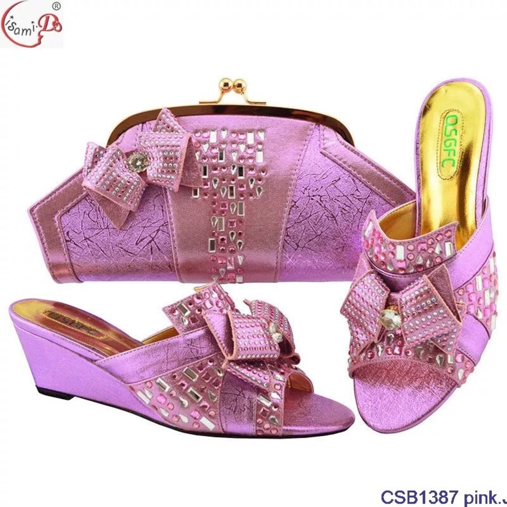 SaHara Unlimited Sassy&Classy 2pc Shoe&Clutch Sets